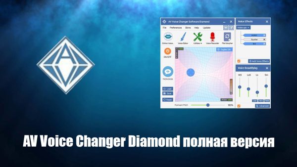 Обзор программы AV Voice Changer Diamond на русском языке