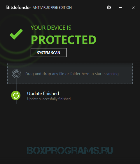 BitDefender Antivirus Free Edition русская версия