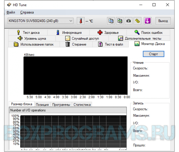 HD Tune для Windows 7, 8, 10, XP, Vista
