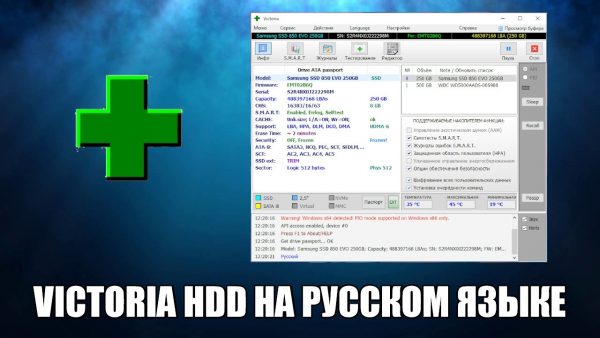 Обзор программы Victoria hdd на русском языке
