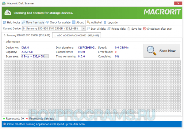 Macrorit Disk Scanner русская версия