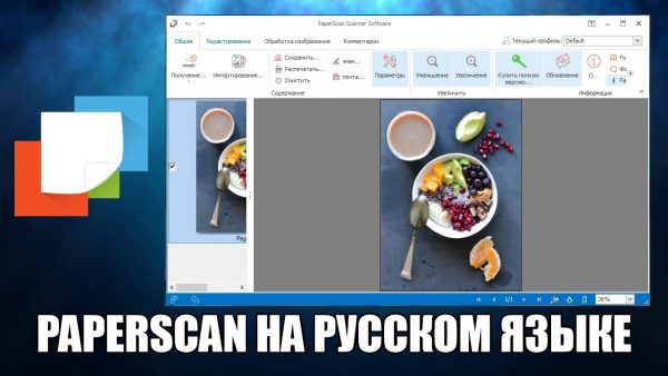 Обзор программы PaperScan на русском языке