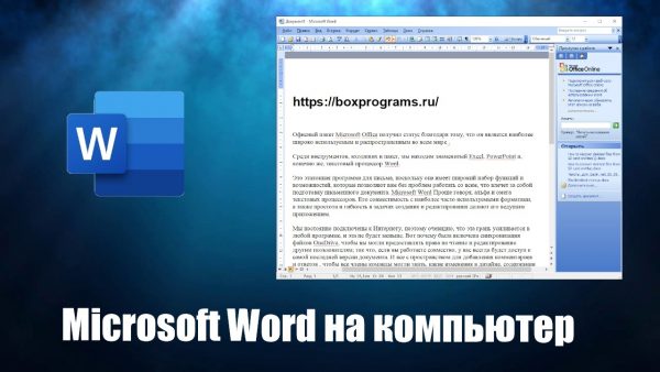 Обзор программы Microsoft Word на русском языке