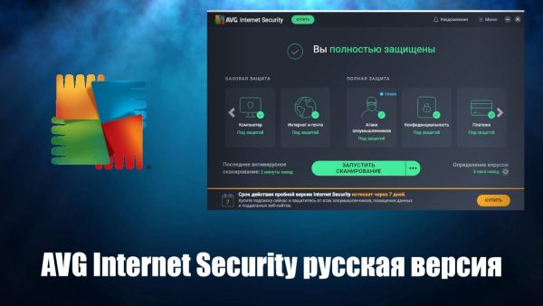 Обзор программы AVG Internet Security на русском языке