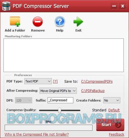 PDF Compressor Server русская версия