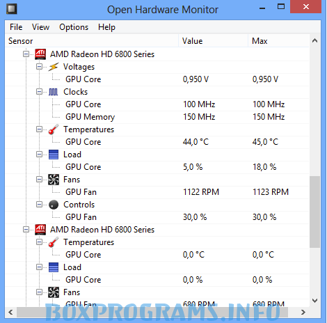 Open Hardware Monitor для Windows
