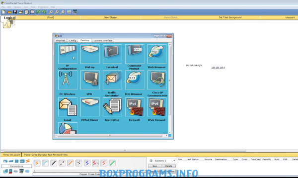 Cisco Packet Tracer на пк
