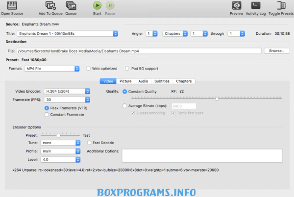 HandBrake русская версия