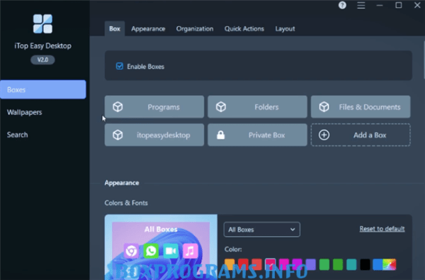 iTop Easy Desktop новая версия