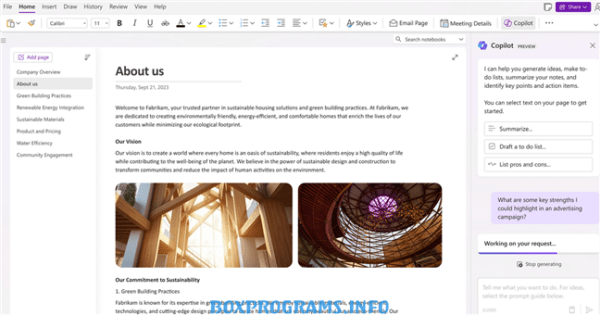 программа OneNote для совместной работы онлайн