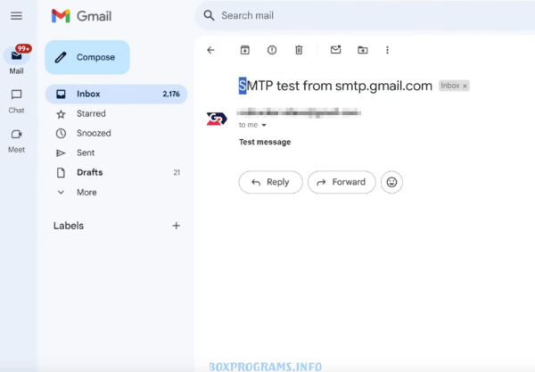 SMTP-сервер Gmail параметры подключения порт шифрование