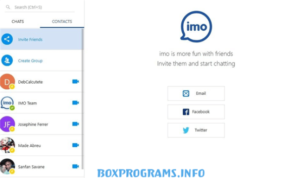 IMO для Windows — версия мессенджера на компьютер