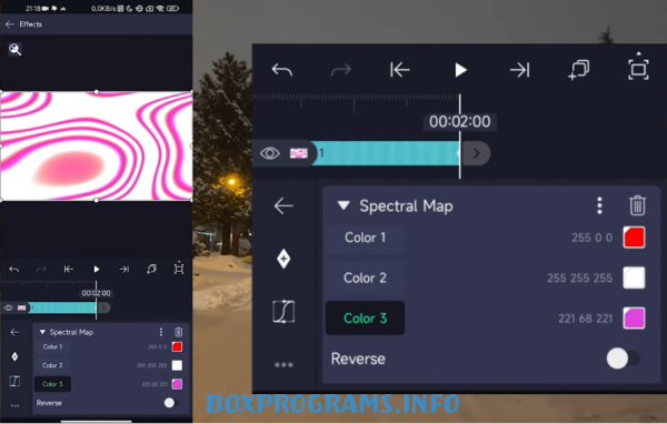 окно предпросмотра Alight Motion