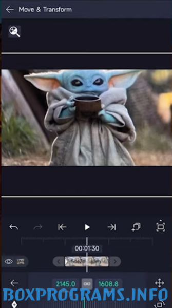 панель инструментов Alight Motion