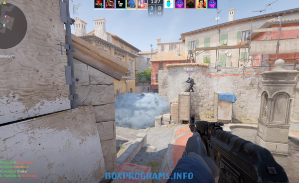 CS2 физика дыма Source 2 во время матча CS2 физика дыма Source 2 во время матча