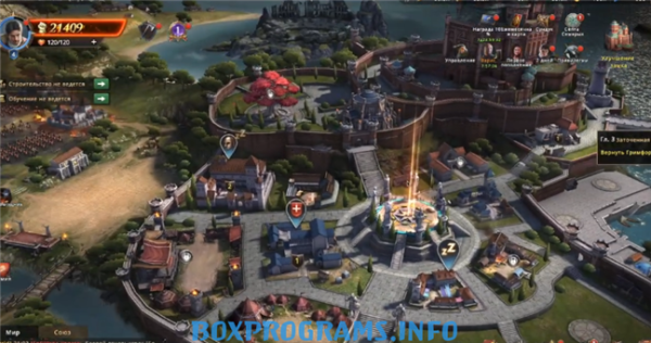 интерфейс игры Игра престолов Зима близко интерфейс игры Игра престолов Зима близко