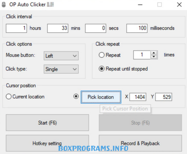 OP Auto Clicker русифицированный интерфейс OP Auto Clicker русифицированный интерфейс
