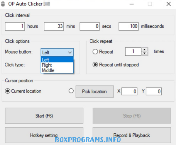 OP Auto Clicker использование в играх OP Auto Clicker использование в играх