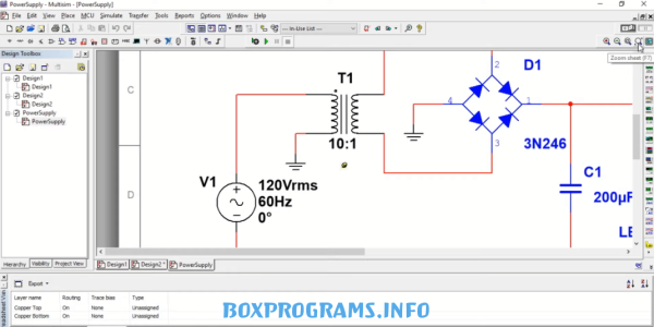 SPICE-анализ в Multisim SPICE-анализ в Multisim