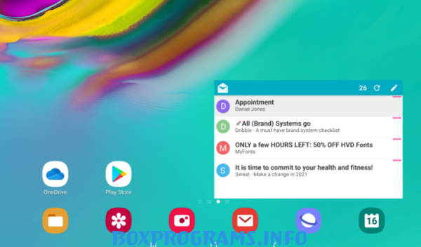 Aqua Mail управление электронной почтой на телефоне