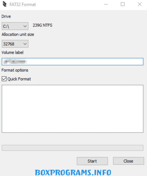 скачать fat32format бесплатно